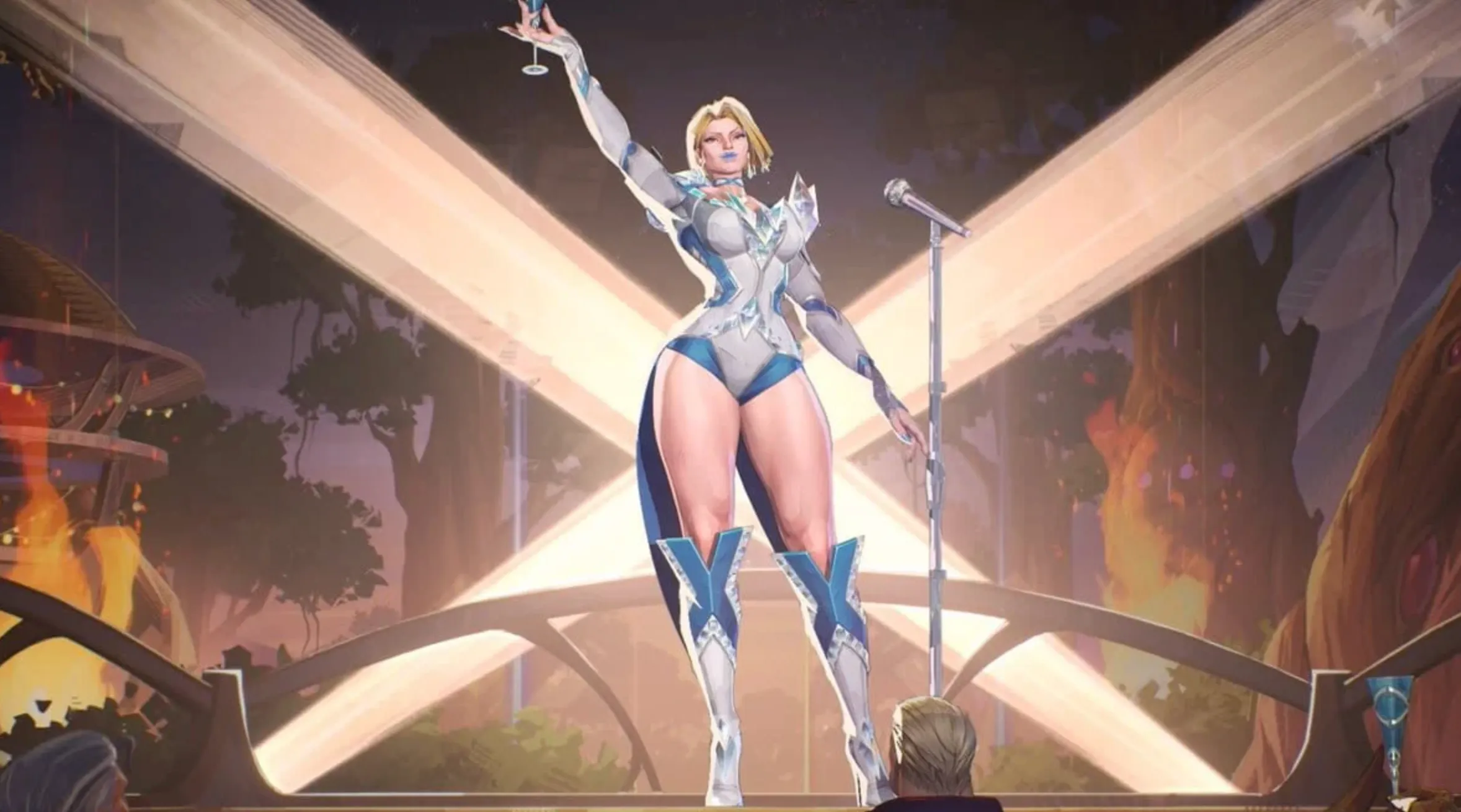 Emma Frost and deadpool